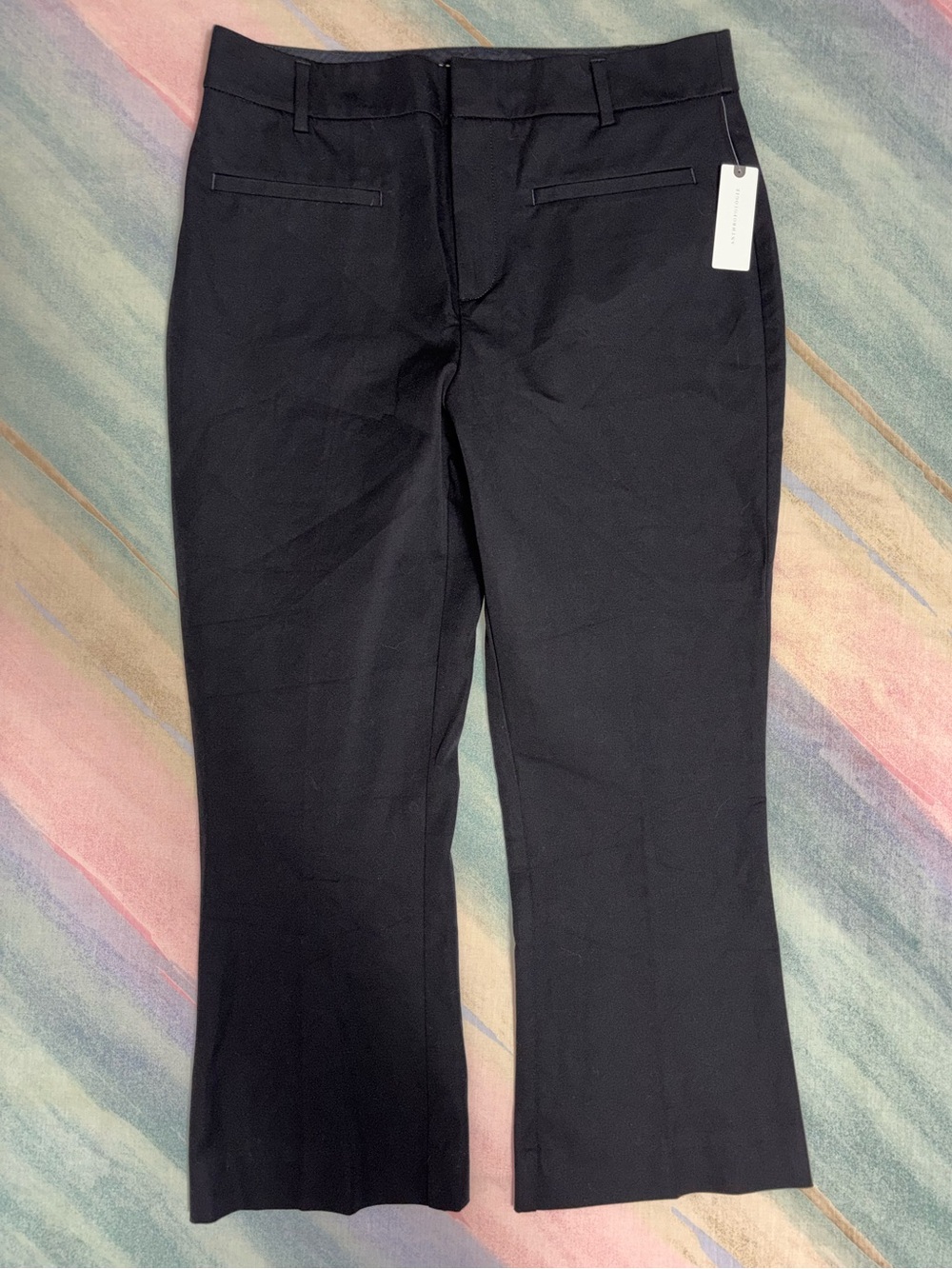 Maeve women’s  High-rise black Pants size 12 work pants casual stretchy NWT